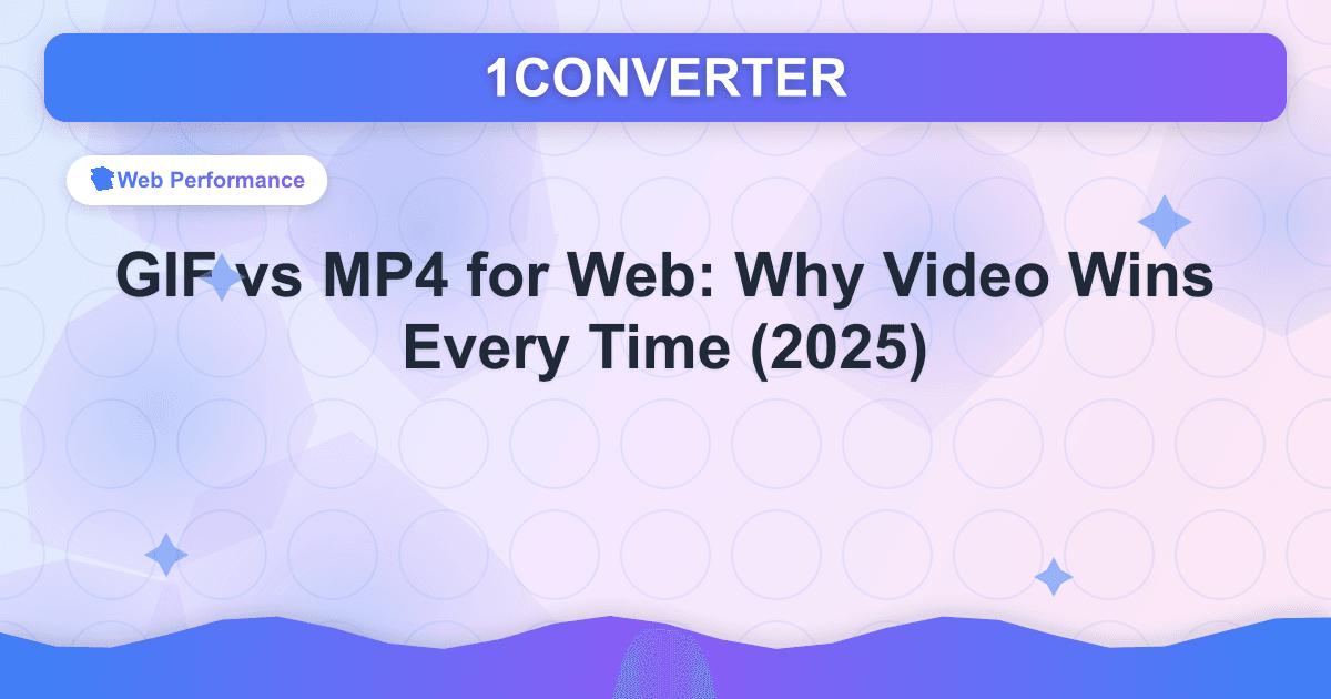 GIF vs MP4 para Web: Por qué el vídeo gana siempre (2025) - Related article