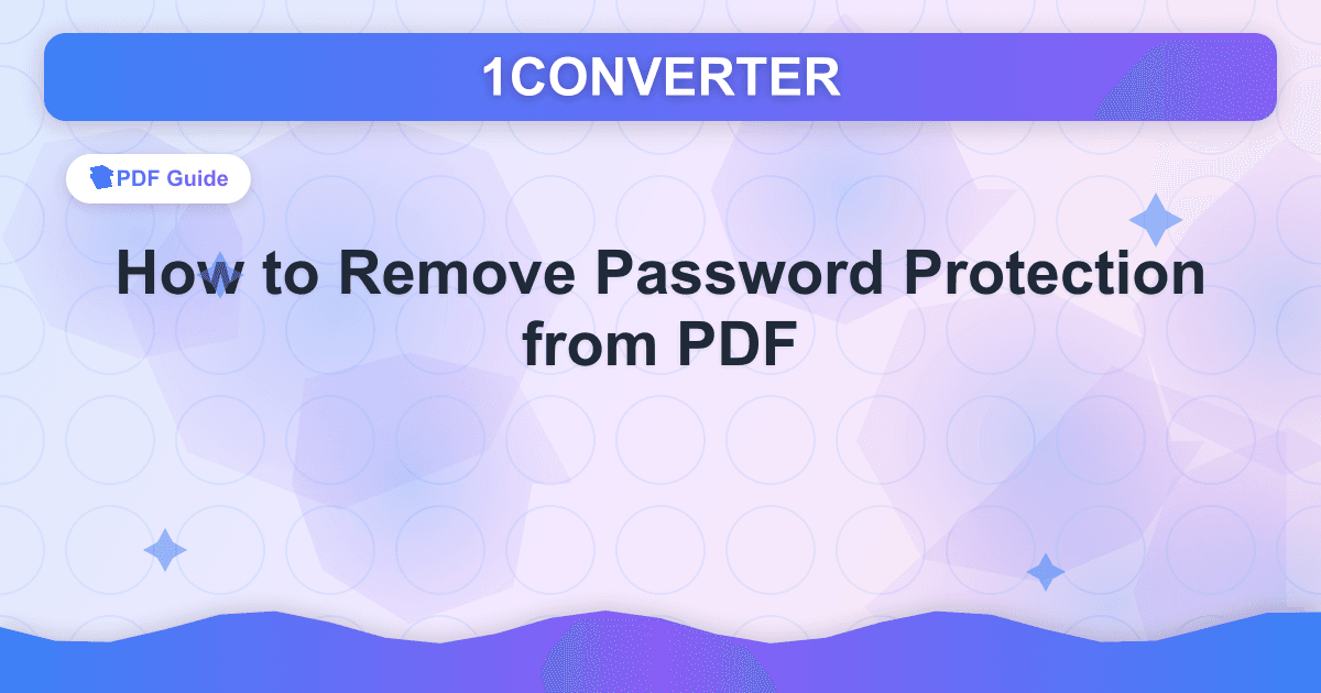 How to Remove Password Protection from PDF - Related article