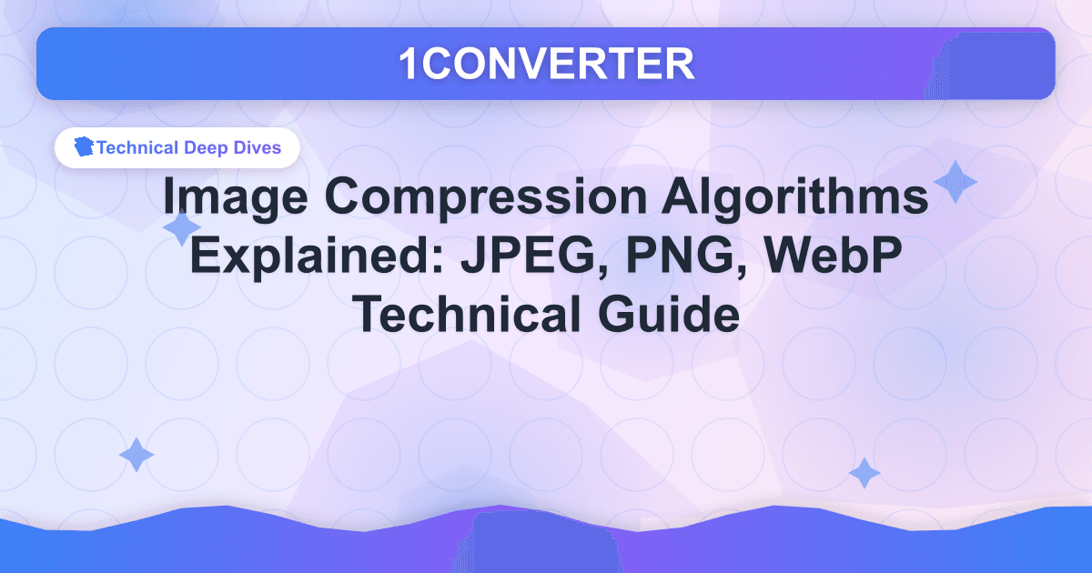 Image Compression Algorithms Explained: JPEG, PNG, WebP Technical Guide - Related article