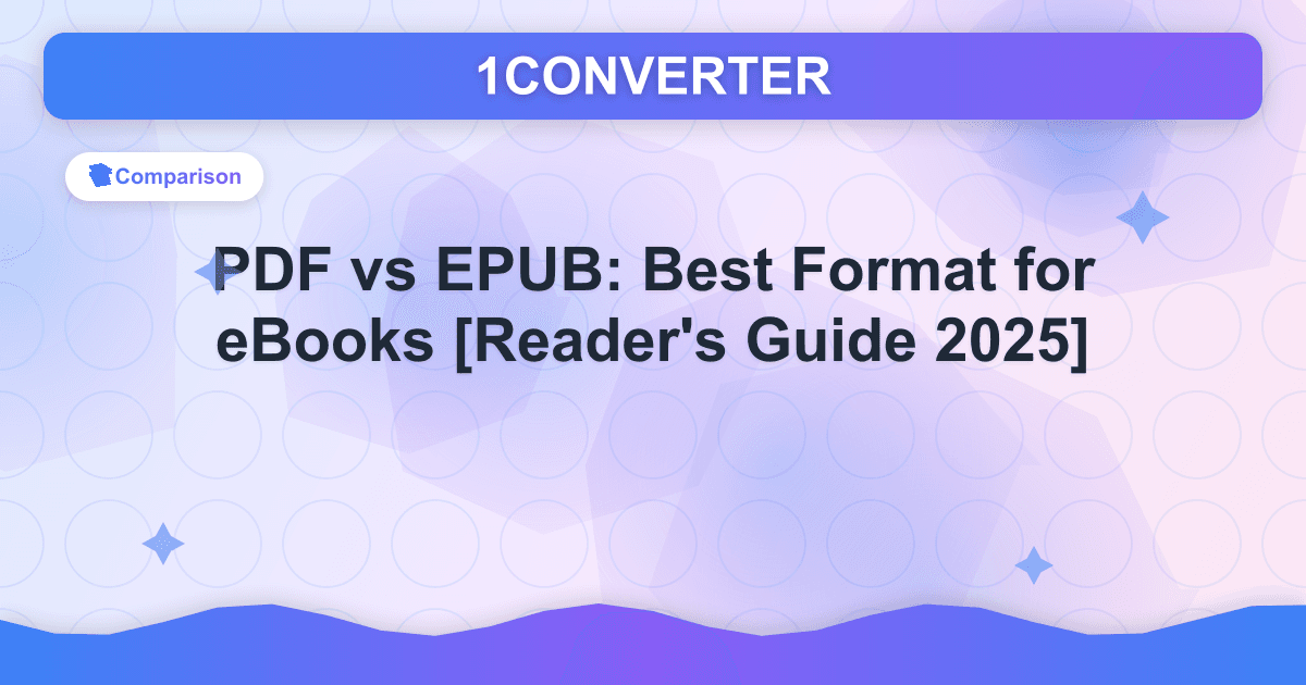 PDF vs EPUB: Best Format for eBooks [Reader - Related article