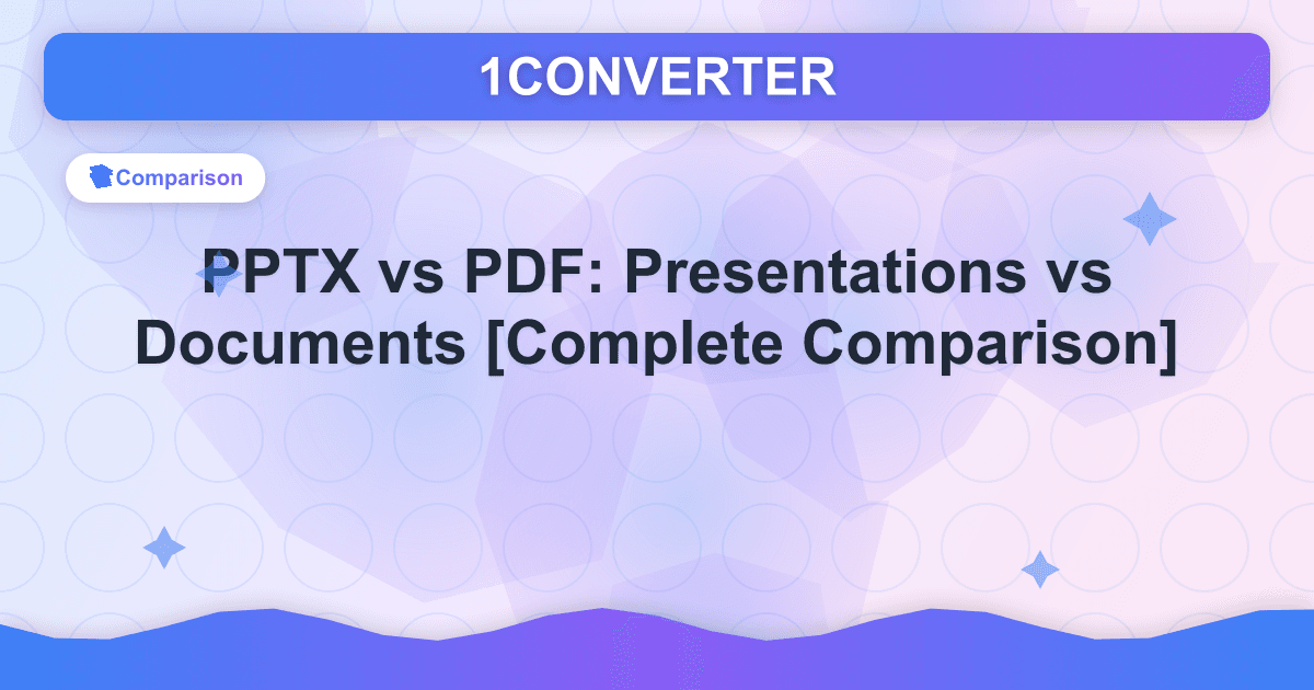 PPTX vs PDF: Presentations vs Documents [Complete Comparison] - Related article