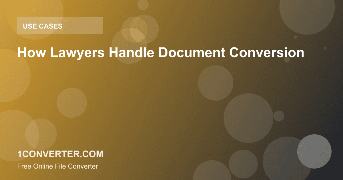 Legal professional converting documents with compliance standards displayed