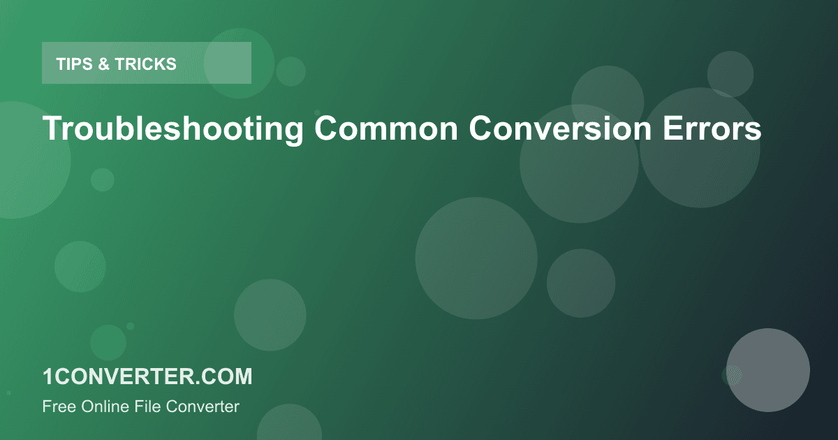 Understanding quality settings for optimal file conversion results
