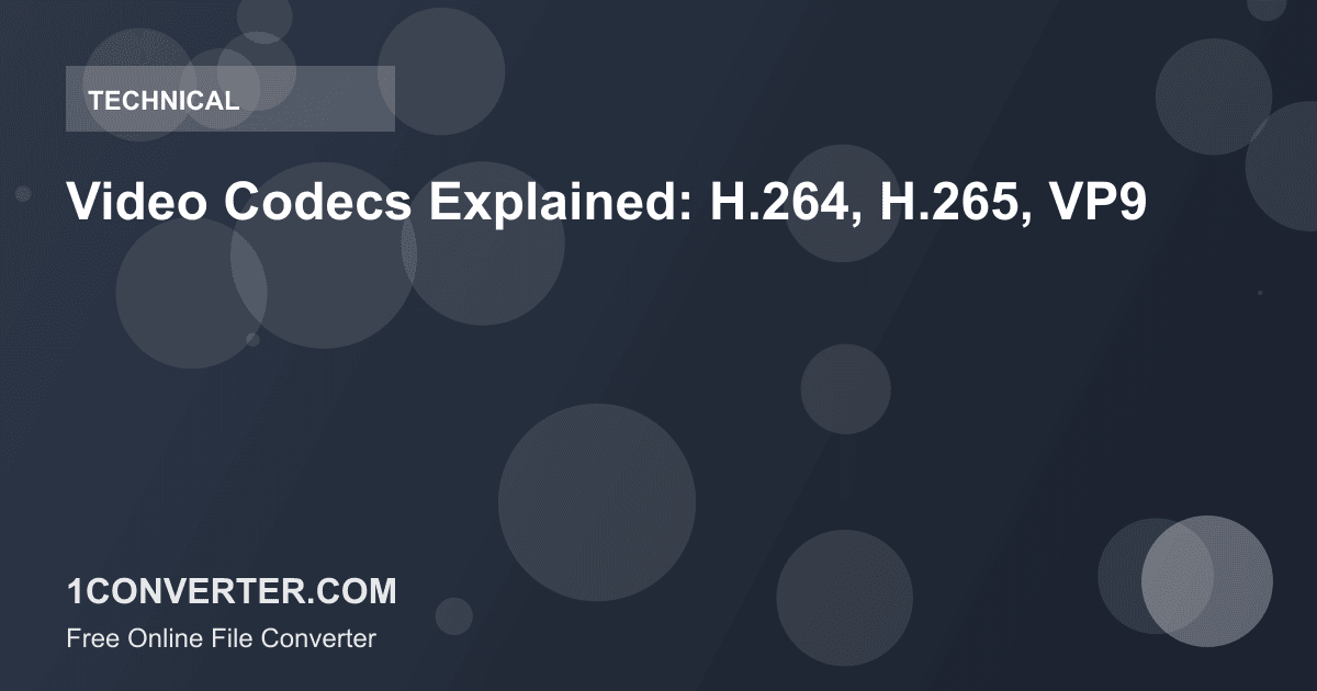 Audio encoding technical architecture